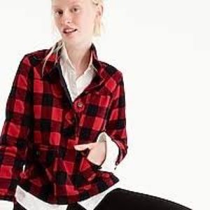 J.Crew Pullover Shirt Jacket lLarge